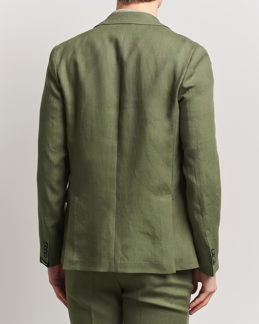 J.Lindeberg Elton Super Linen Blazer Olivinie