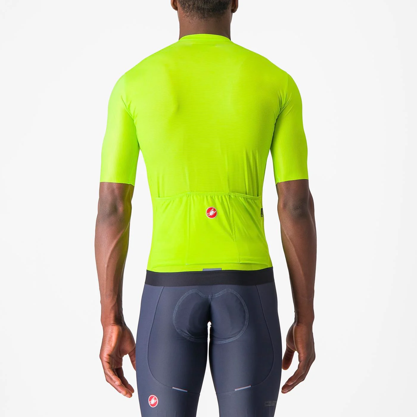 Castelli Espresso Jersey i Electric Lime/Deep Green