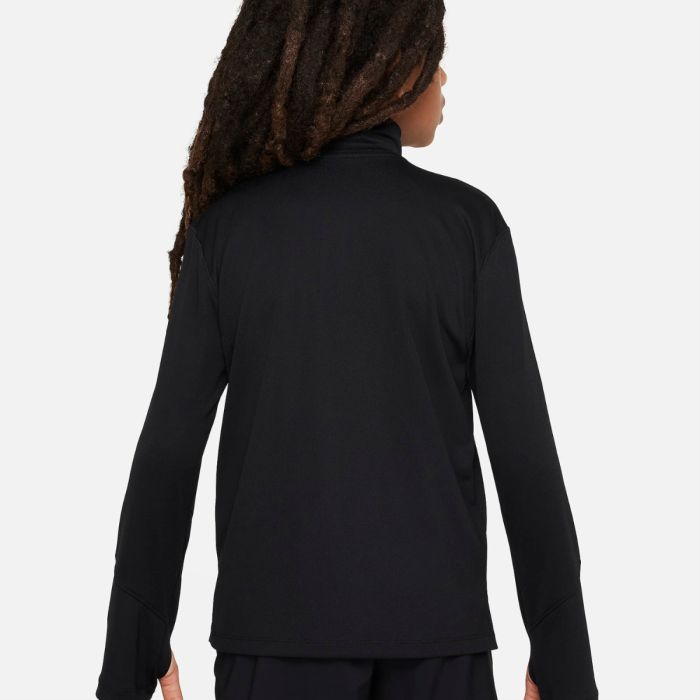 Nike Junior Trøjer Dri-FIT UV Multi Long Sleeve Half Zip Top Sort