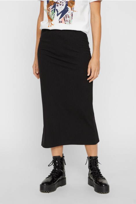 Pieces zwarte dames rok