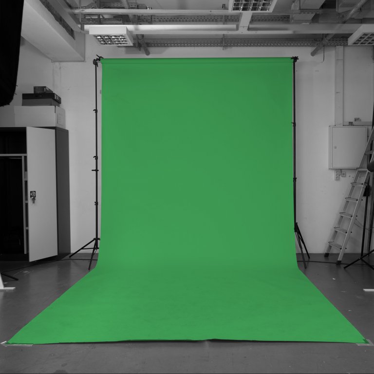 Greenscreen Film- und Fotohintergrund