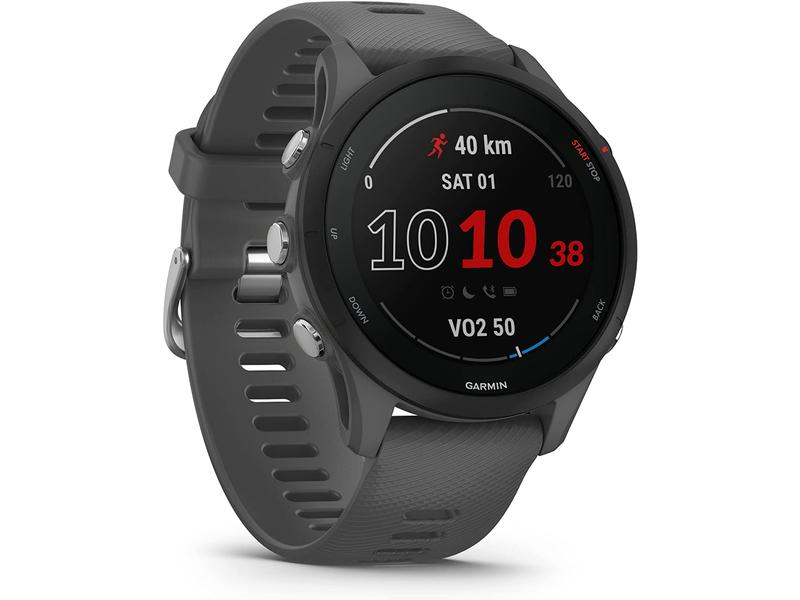 GARMIN GPS-Sportuhr Forerunner 255 Basic Dunkelgrau/Dunkelg Sportuhr