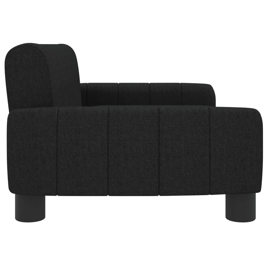 Cama para cães vidaXL em tecido preto, 70x45x30 cm
