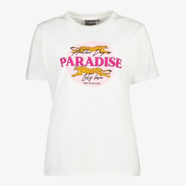 TwoDay dames T-shirt met panteropdruk