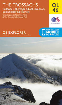 The Trossachs, Callander, Aberfoyle & Lochearnhead, Balquhidder & Strathyre - OS Explorer Map OL 46 (Sheet map, folded)