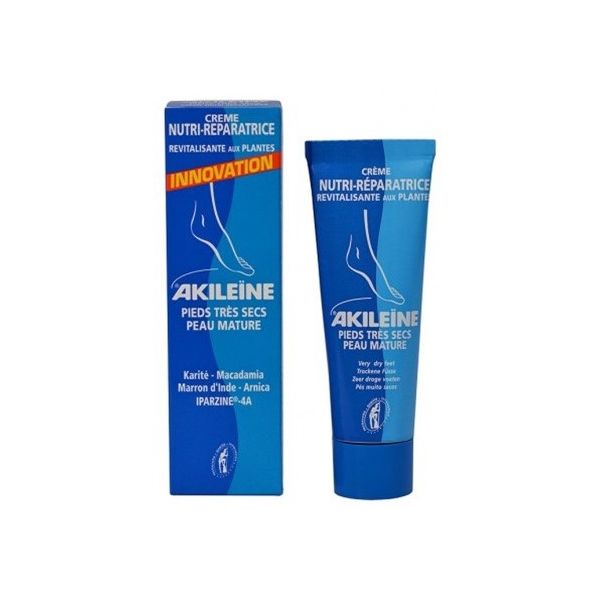 Akileine Creme Nutri Reparador de Pés Secos 75ml