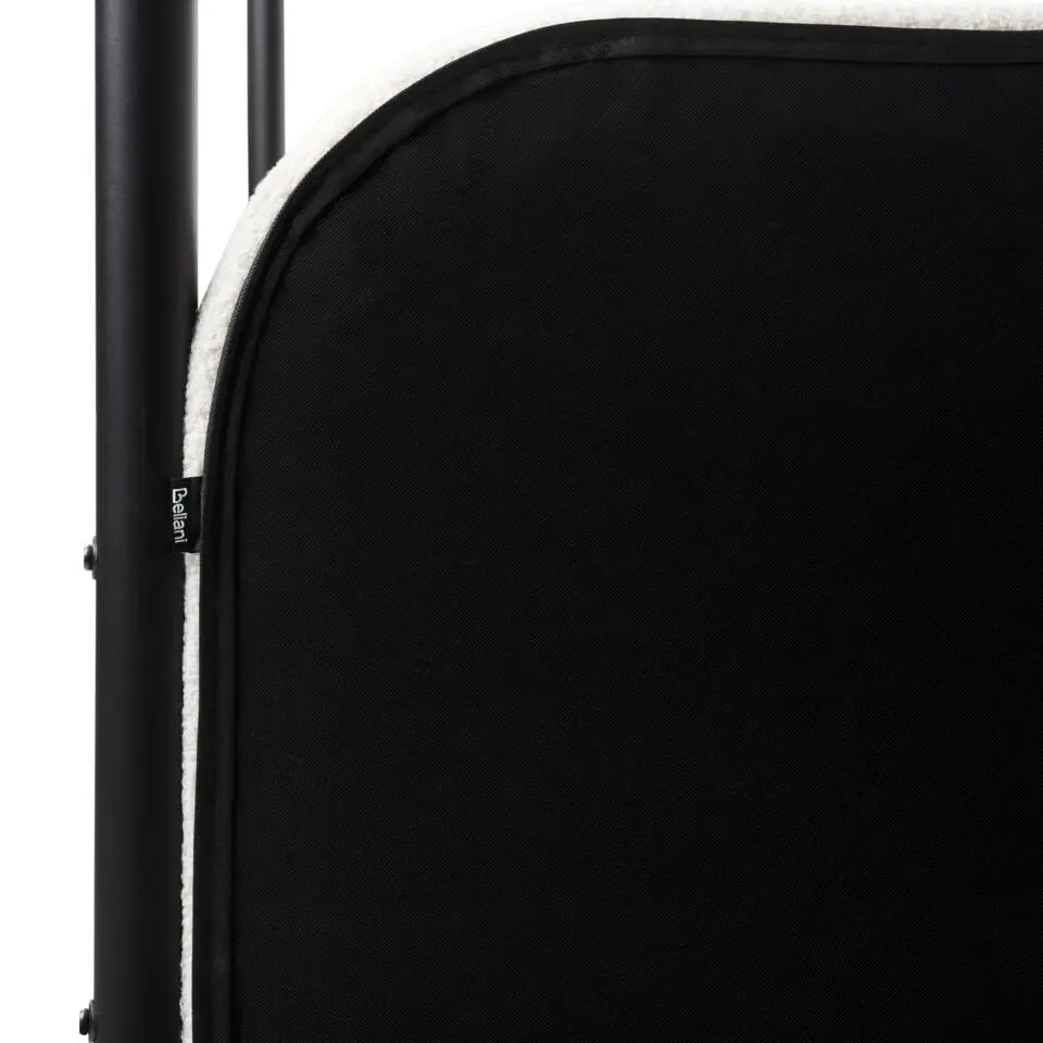 DANNEMOIS - Tweepersoonsbed - Gebroken wit - 160x200 cm - Bouclé