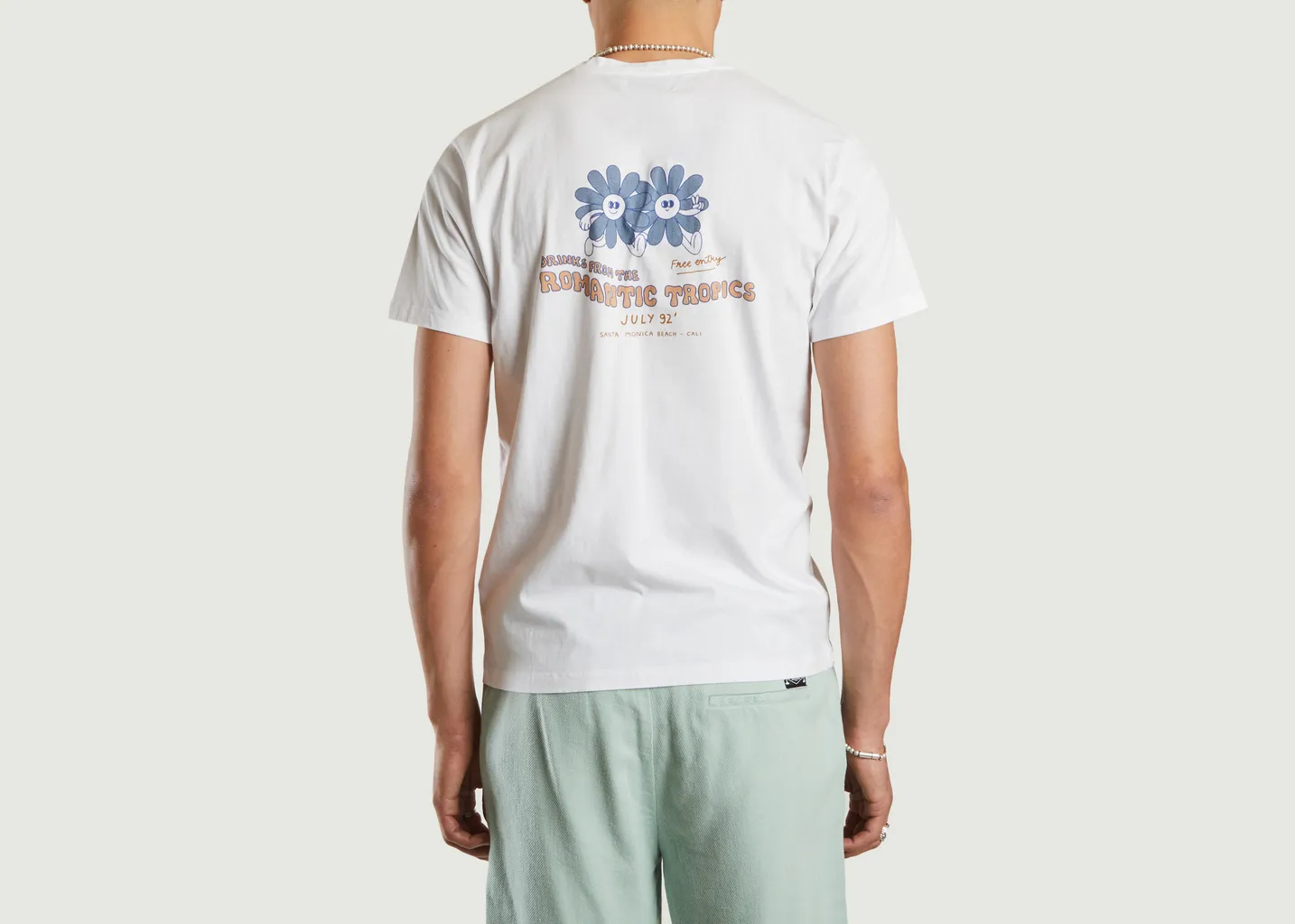T-shirt en coton bio imprimé fantaisie Nerio Cuisse de Grenouille