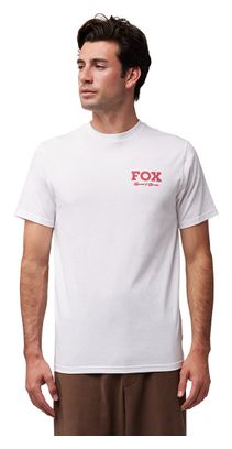 T-Shirt Manches Courtes Fox Speed & Service Blanc