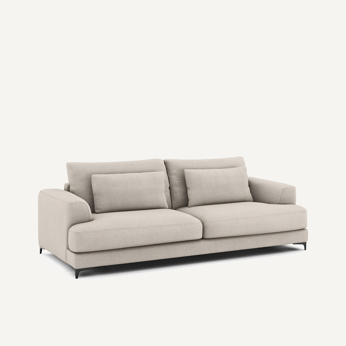 AM.PM4-zit slaapbank viscose de linho texturizada, Marsile
