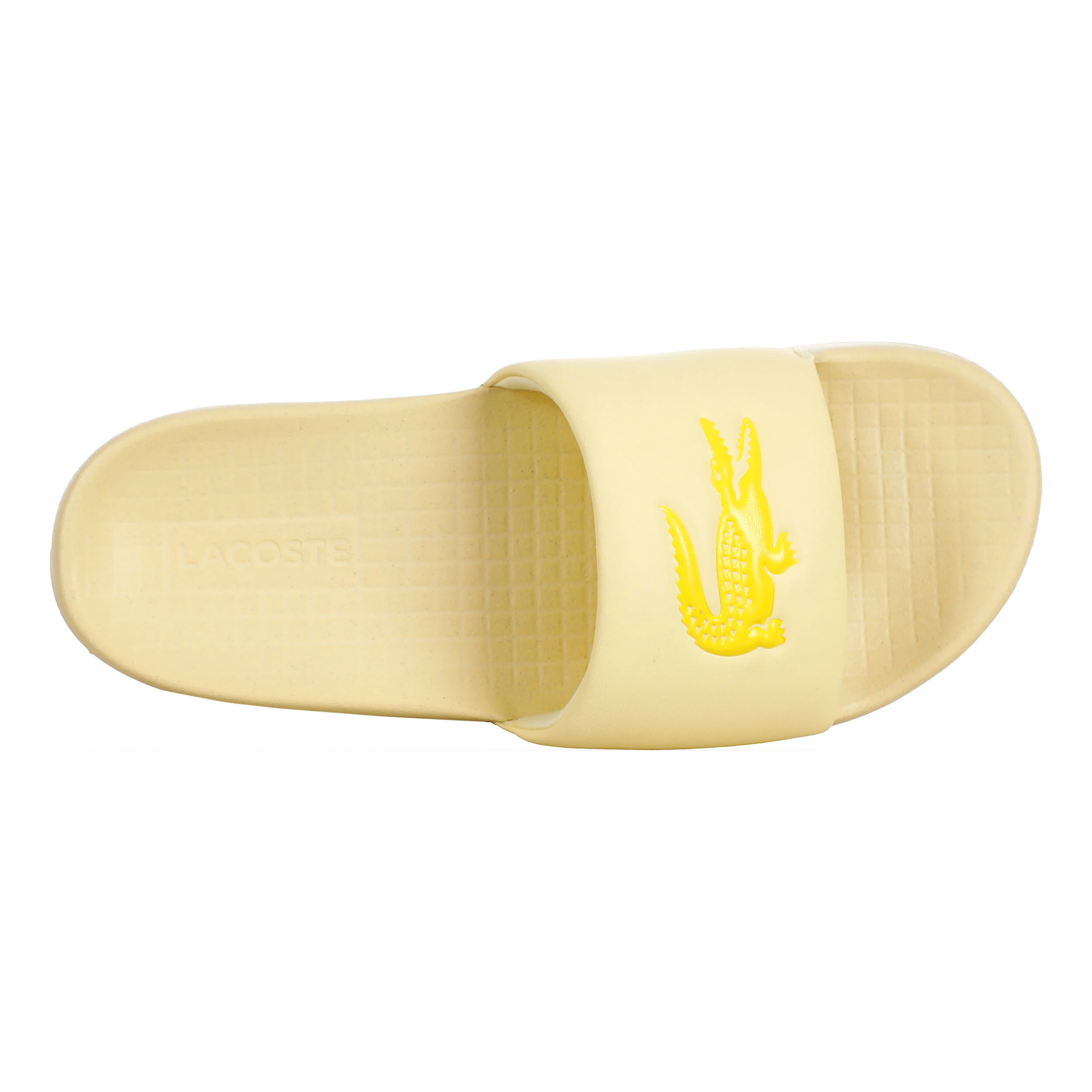 Lacoste Tongs Femmes - Jaune , Blanc