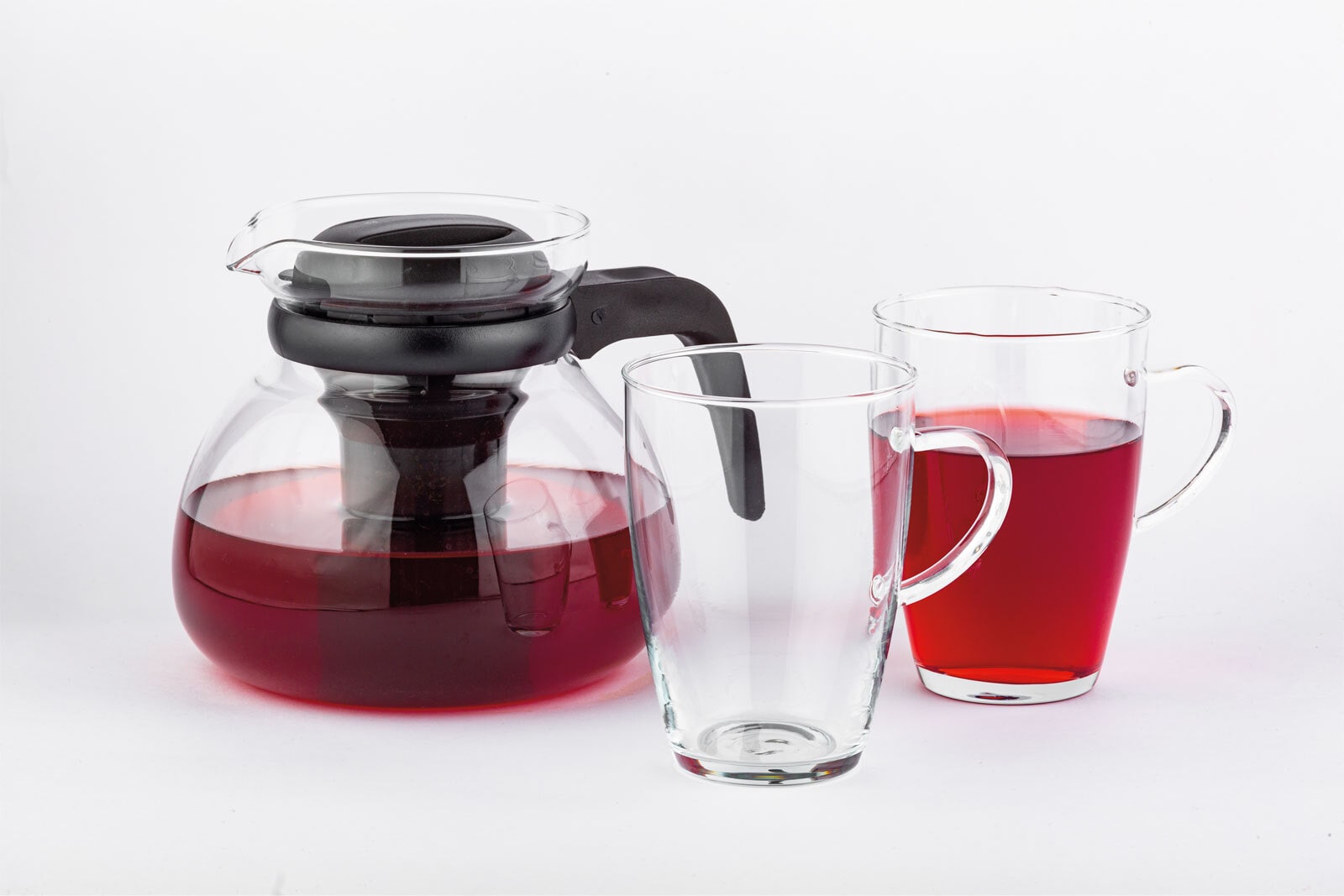 BOHEMIA SELECTION Tee- / Kaffeeglas LYRA 2er Set transparent