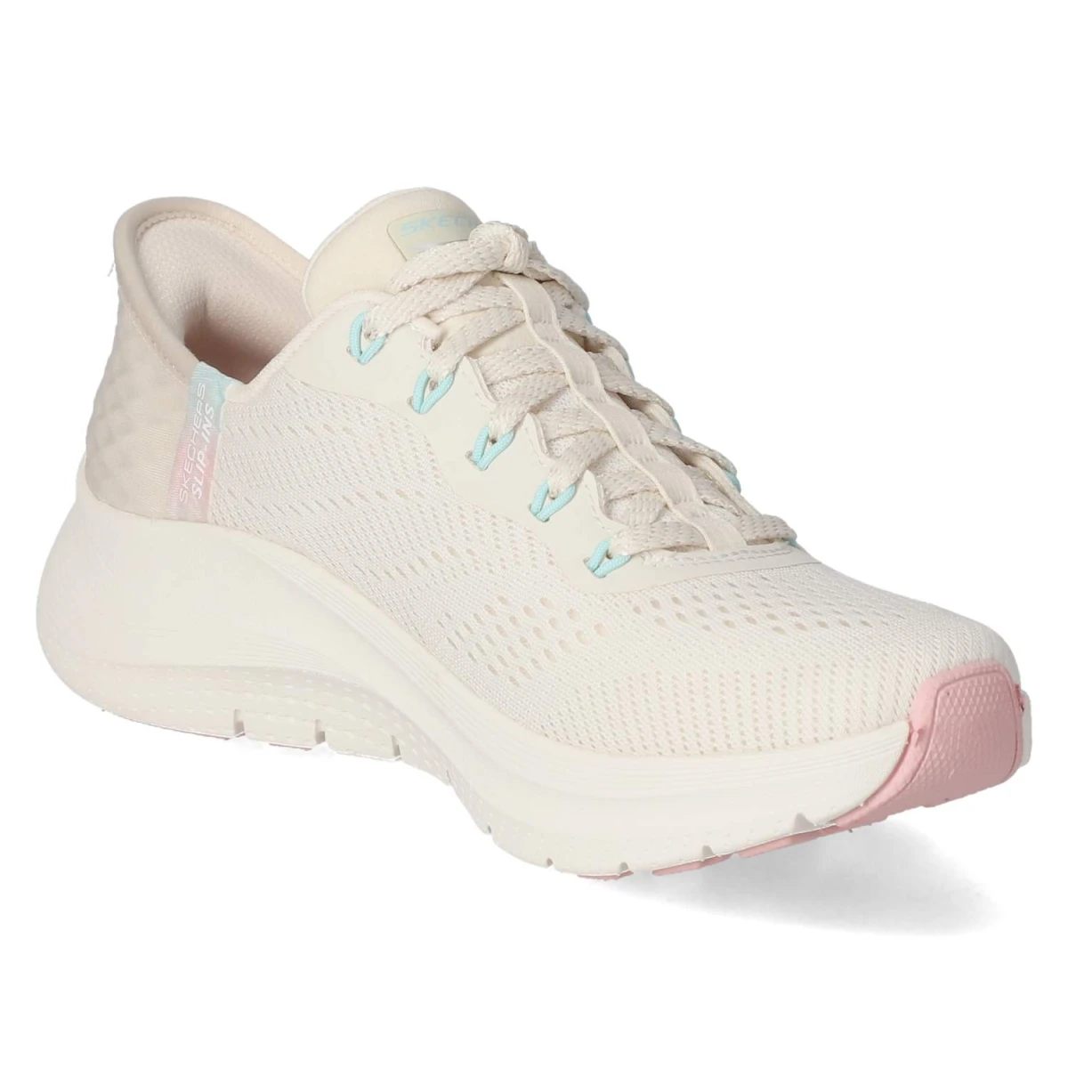 SkechersLow Sneaker EASY CHIC - Natural/Pink