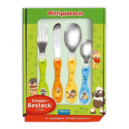 Trötsch Unser Sandmännchen Besteckset Pitti: Sandmann Pittiplatsch Kinderbesteck