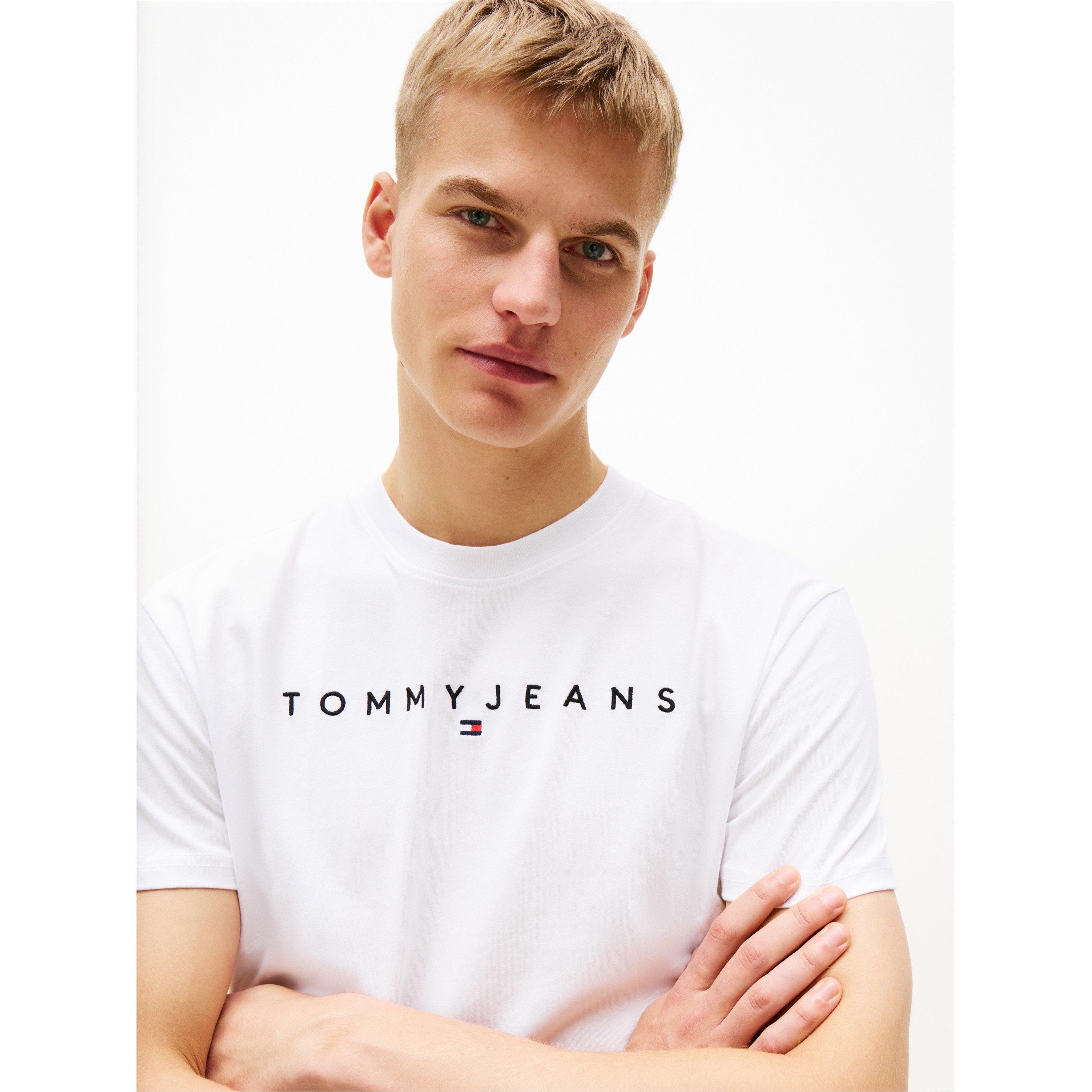 Tommy Jeans TJM REG LINEAR LOGO TEE EXT