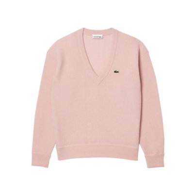 Pull femme Col V Navy LACOSTE