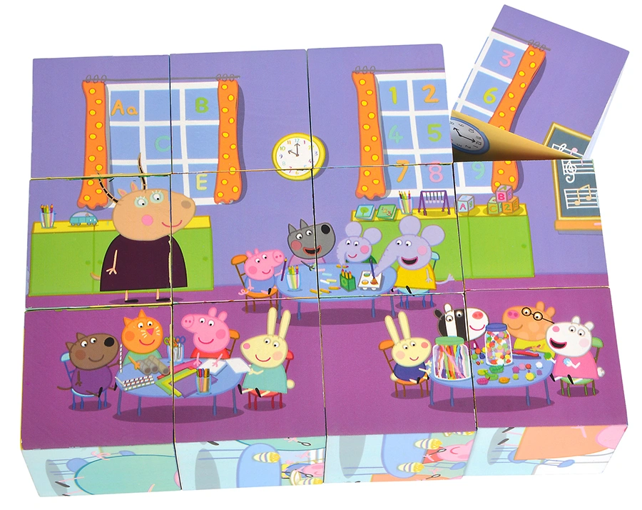 Würfelpuzzle PEPPA PIG 13-teilig
