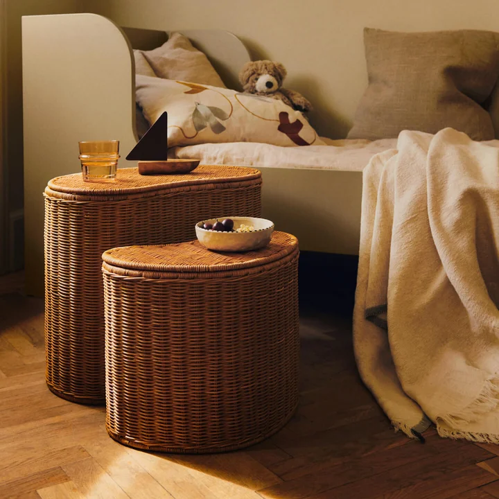 Ferm Living - Willora Aufbewahrungskorb, natur (2er Set)