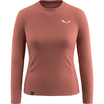 Salewa Puez Dry  Langarmshirt Etruscan Red Damen