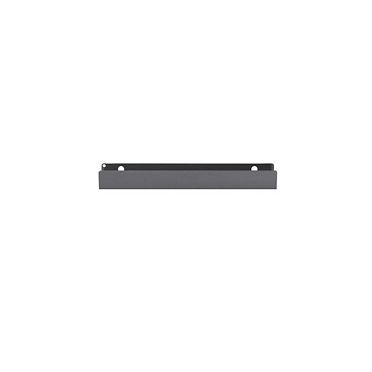 Lot de 2 poignées acier gris mat Edge Atomia L. 16,5 cm GoodHome