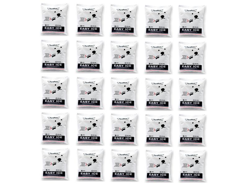Dispotech Easy Ice Einweg-Kühlbeutel 14 x 18 cm, 25 Stück Instant Eisbeutel