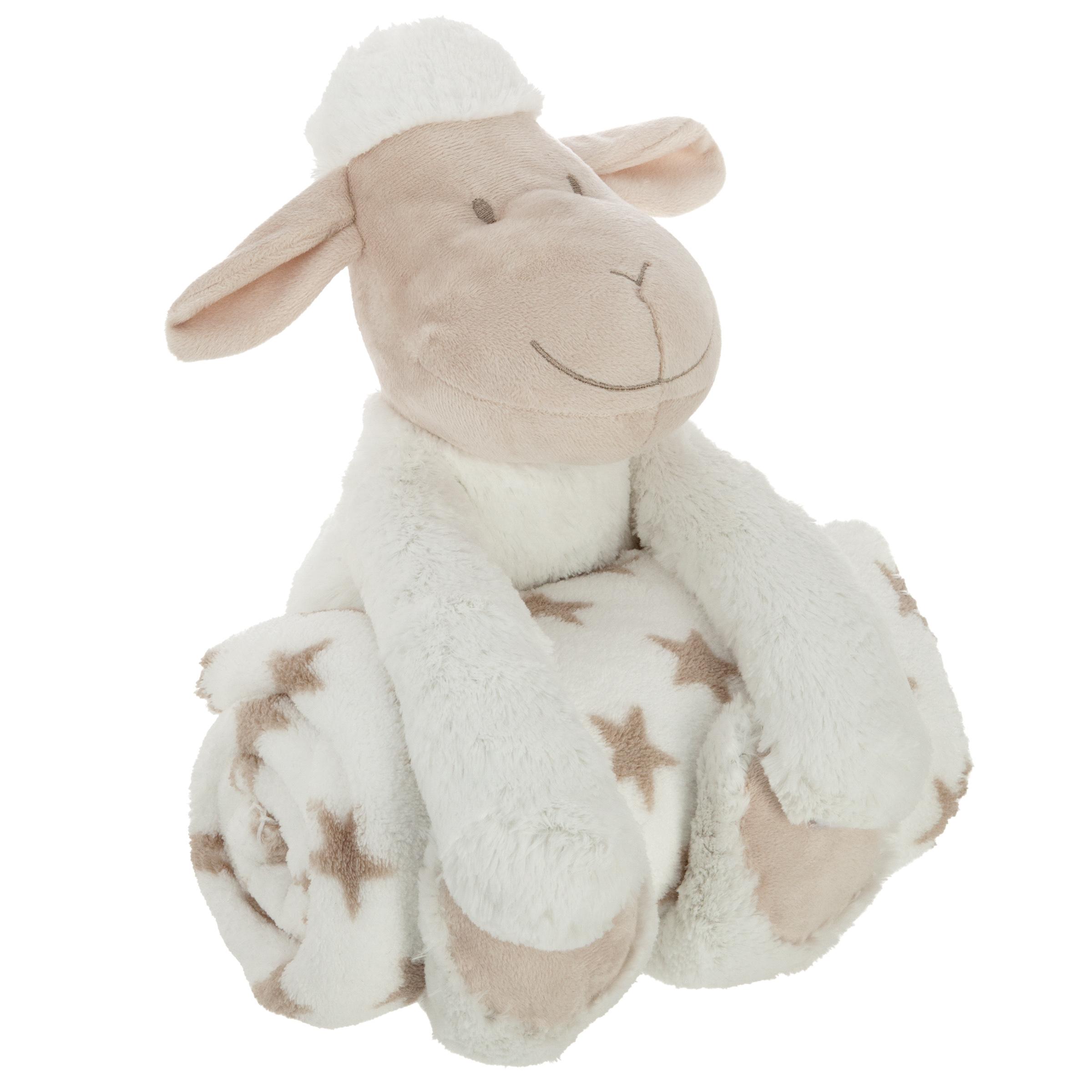 PLAID PELUCHE BLANC