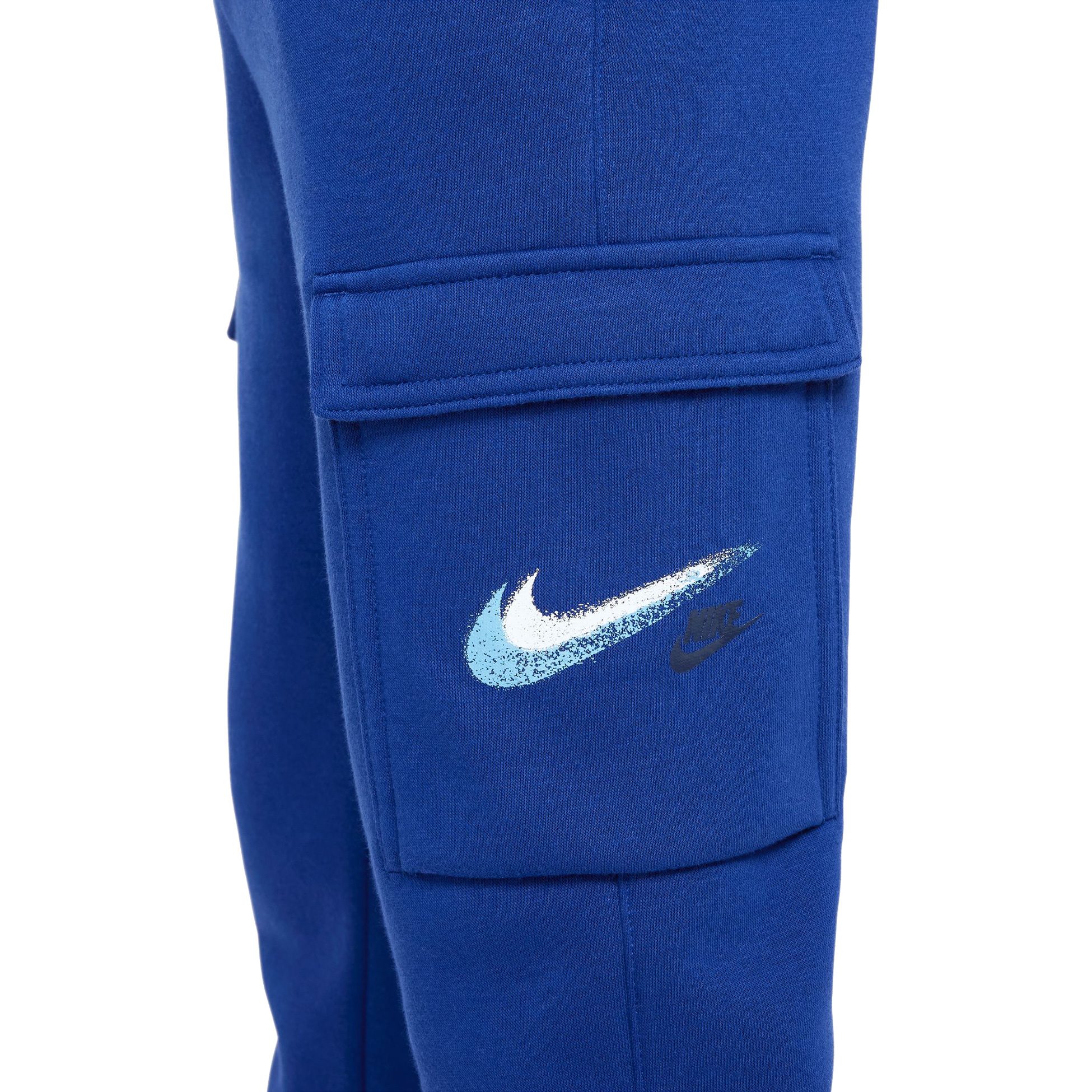 Nike Sportswear Fleece Cargohose Jungen deep royal blue