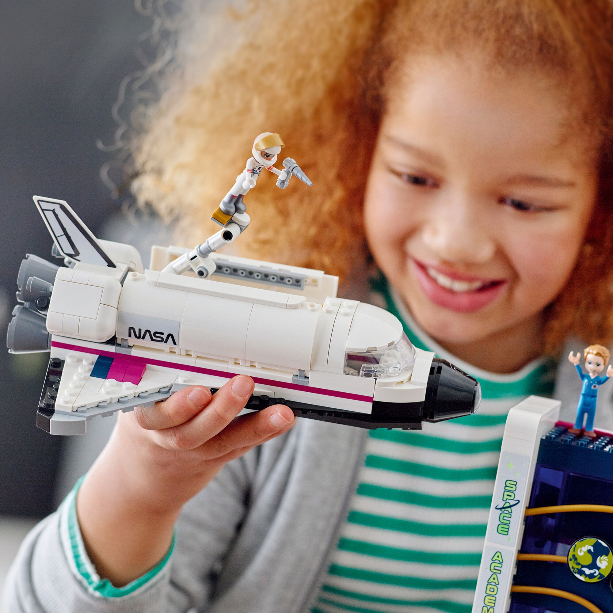 LEGO Konstruktionsspielzeug Friends Olivias Raumfahrt-Akademie