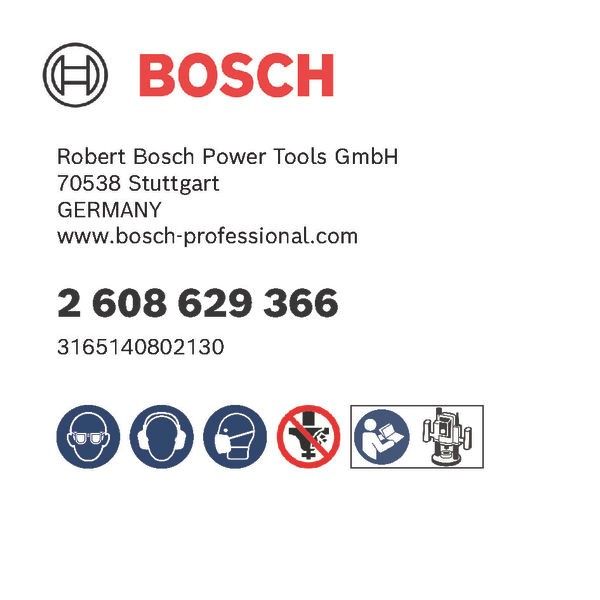 Bosch 2608629366 Vingerfrees 12x50,5x98x12