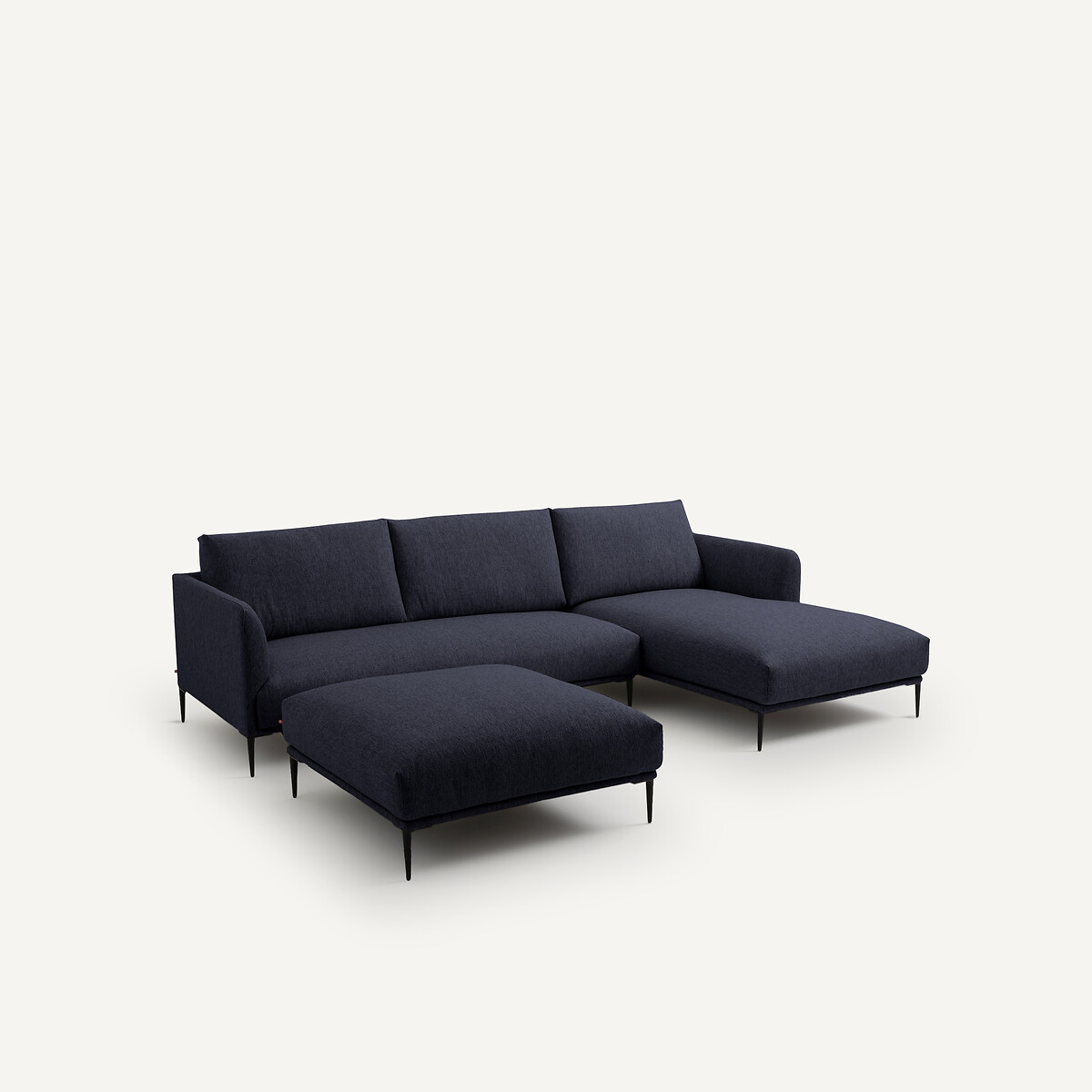 AM.PM<br>Puf XL com efeito bouclette mesclado, Oscar