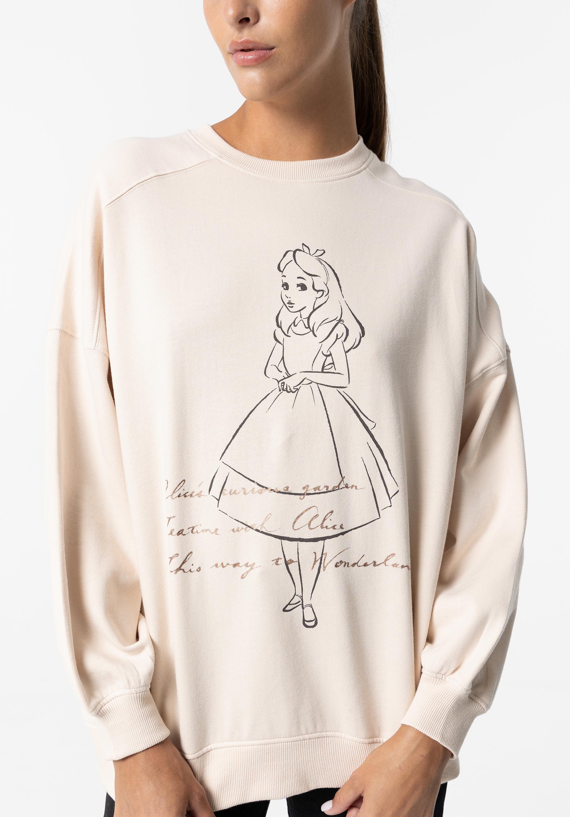 Sweatshirt Alice no País das Maravilhas