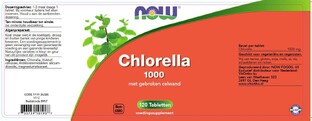 NOW Chlorella 1000mg Tabletten 120ST