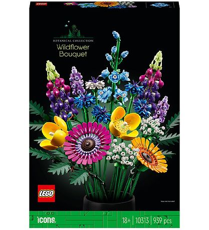 LEGO? Icons - Buket af Vilde Blomster 10313 - 939 Dele