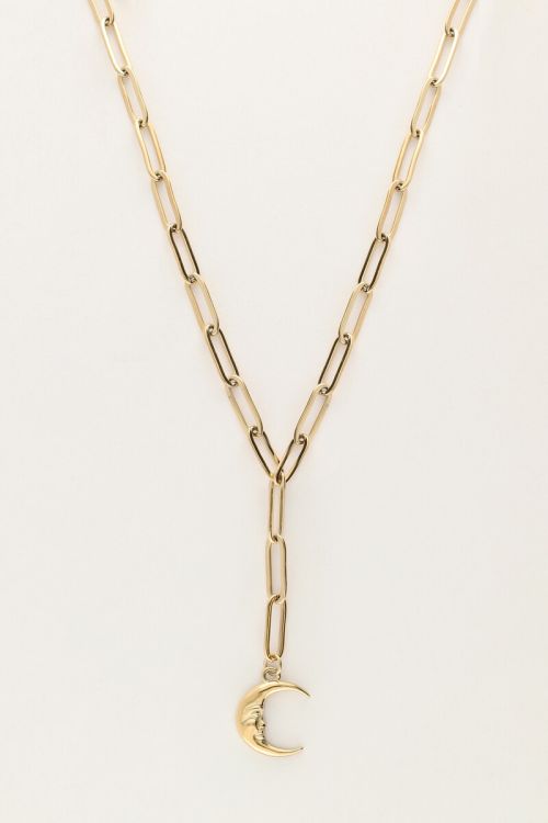 Lange schakelketting met maan