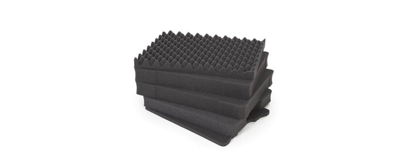 Schaumstoffeinsatz Set für Mod. 950<br>Würfelschaumeinlage für Kunststoffkoffer 950 zum Schutz wertvoller Ausrüstung und empfindlicher Geräte