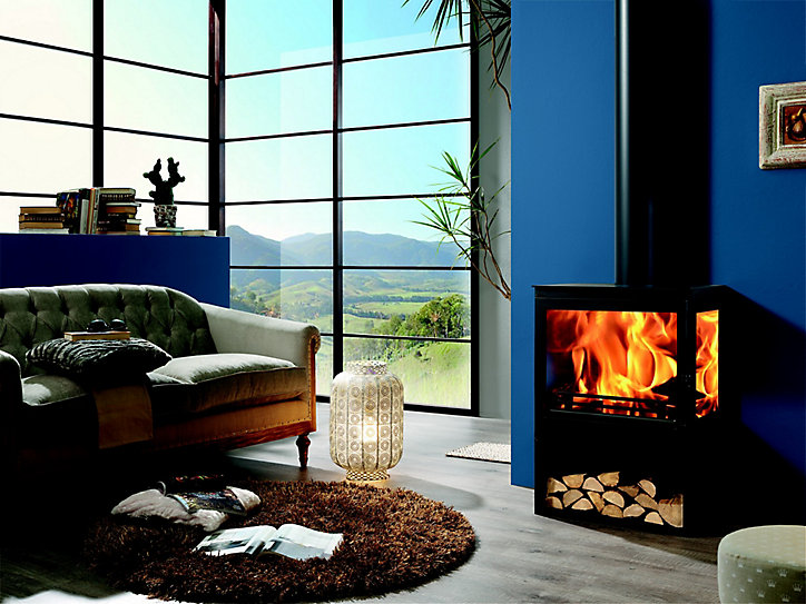 Poêle à bois en acier Panadero Onix 7.1kW 88m²