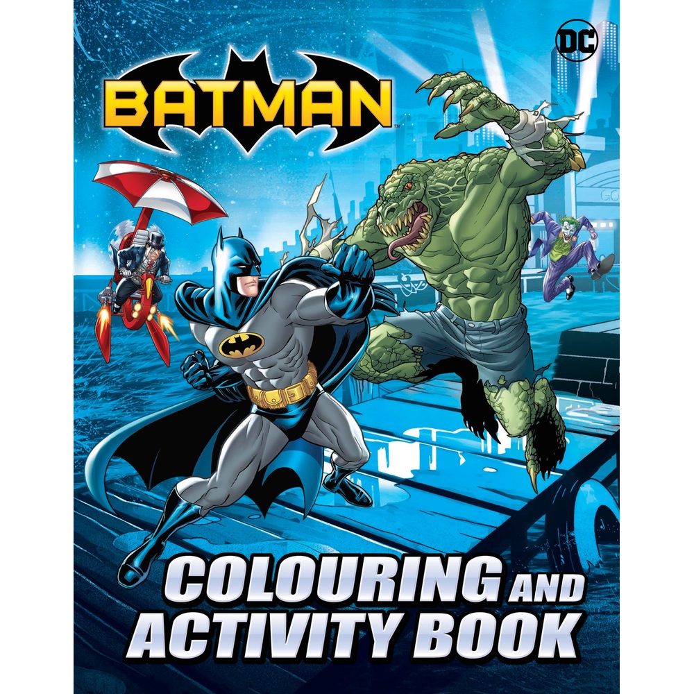 Batman Mal-, Sticker- und Aktivitätsbuch-Set mit über 100 Stickern
