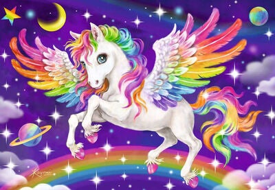 Ravensburger Puslespill Unicorn & Pegasus 2x24 Brikker