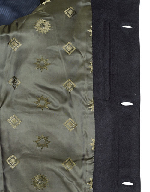 Scotch & Soda - SHERPA-TRIMMED WOOL - Marine