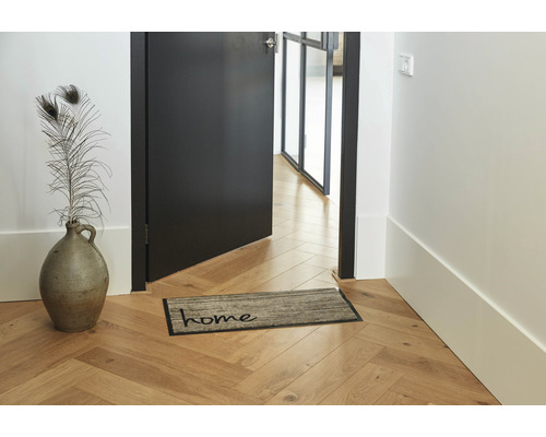 Deurmat Dirt Trapper Mat Emotion Home hout 40x80 cm