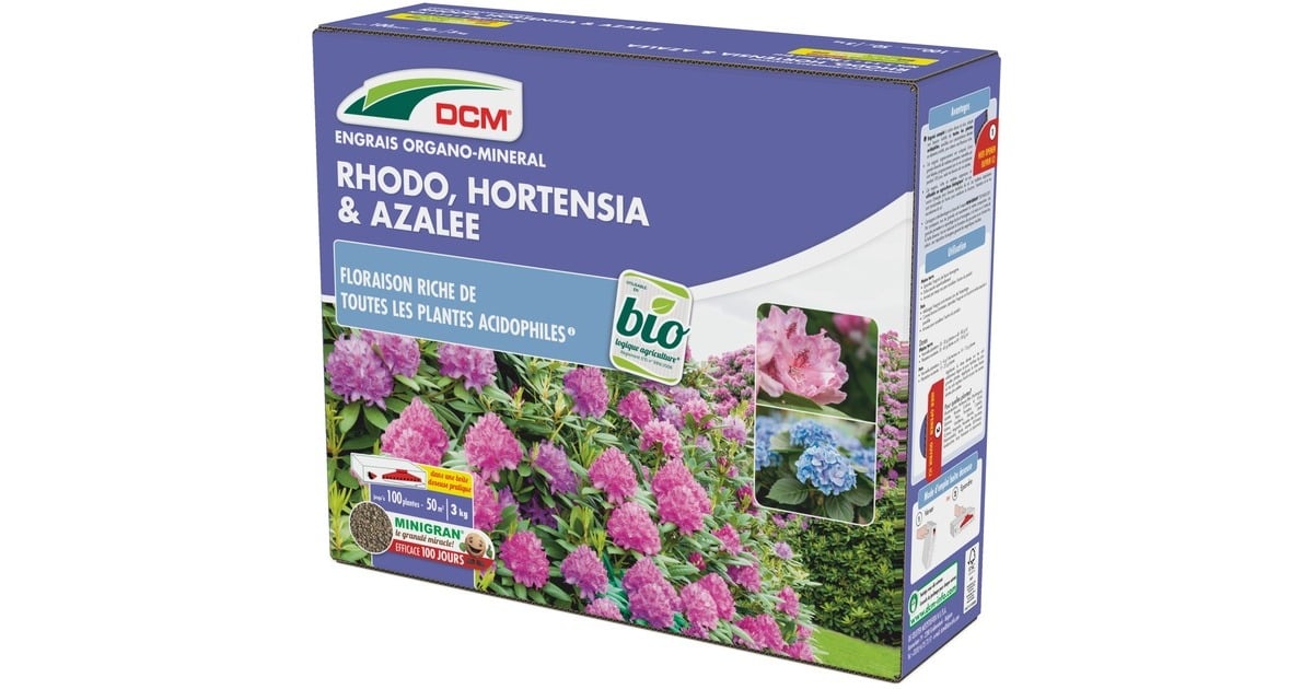 DCMMeststof Rhodo, Hortensia & Azalea 3 kg  (Tot 50 m²)