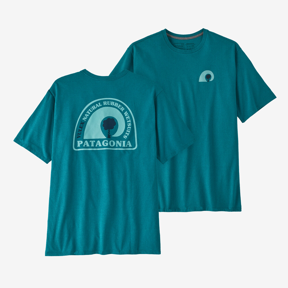 Herren-T-Shirt mit Gummibaum-Motiv