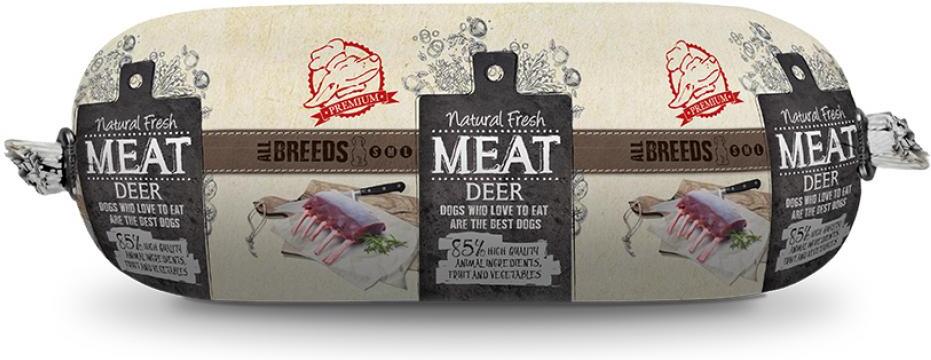 Natural Fresh hondenworst hert adult 600 g