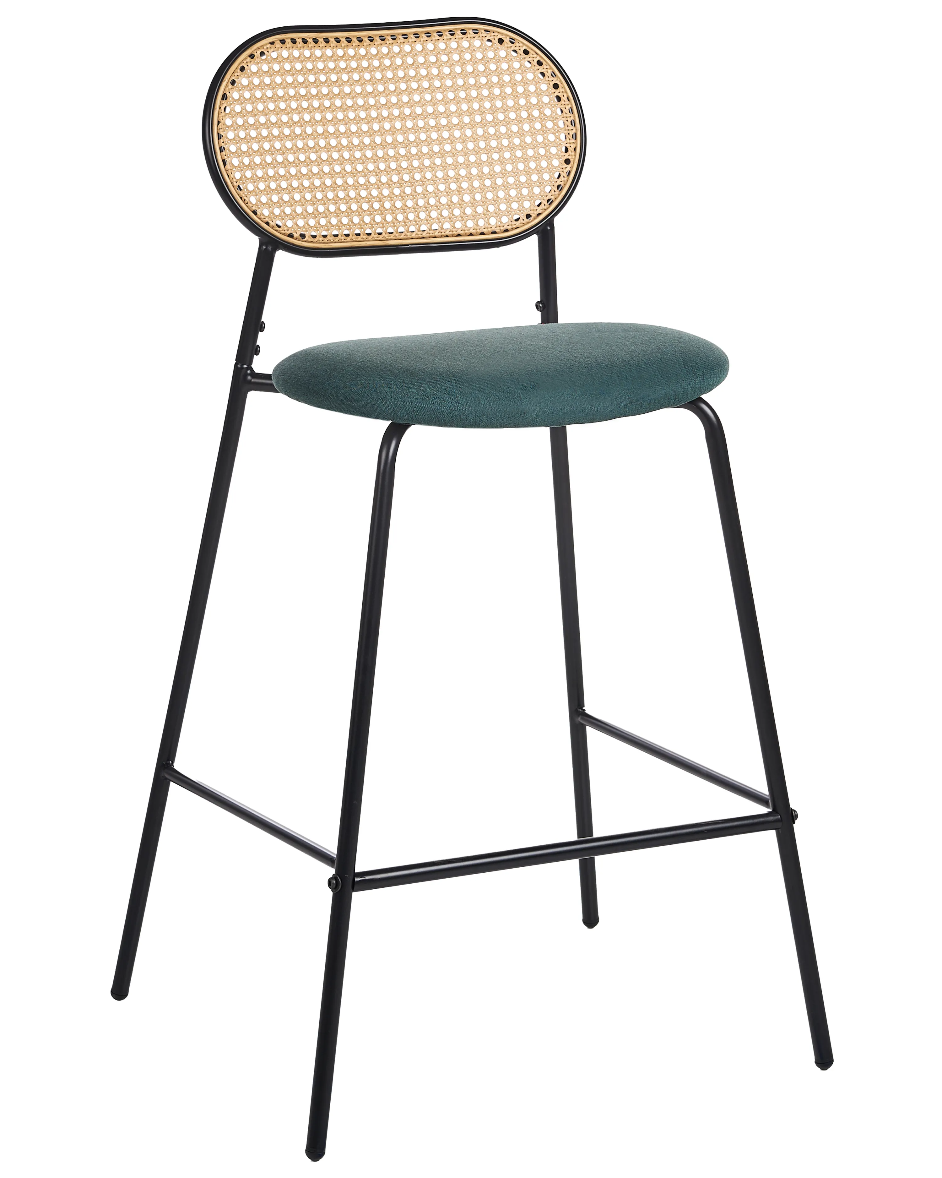 Set van 2 barstoelen ADAVER Zwart