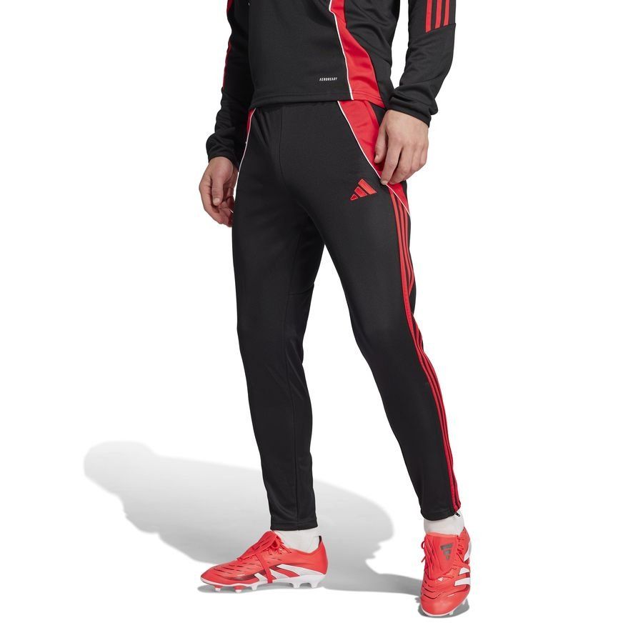adidas Bas de Survêtement Tiro 24 Slim - Noir/Pure Ruby