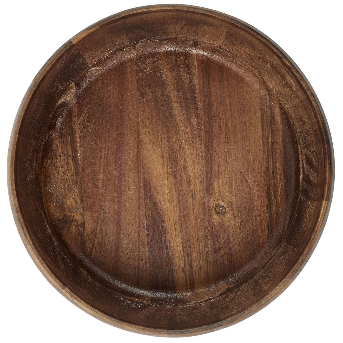 Home Deco Factory Saladier acacia marron - 25x25x10 cm