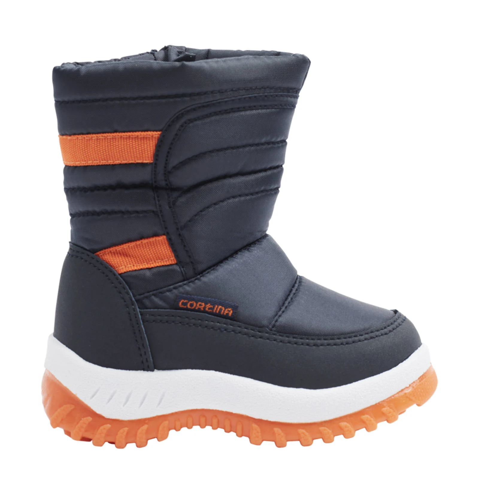 Cortina snowboots blauw/oranje