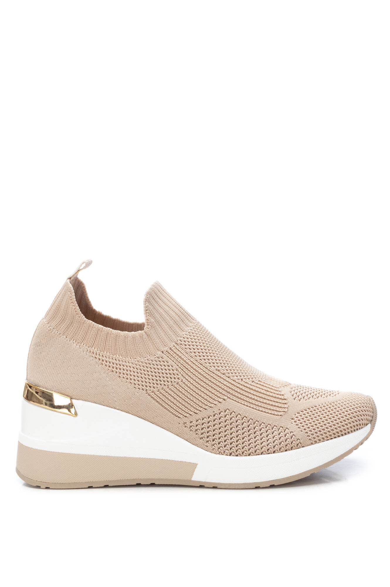 Sapato meia plataforma Xti - marrom