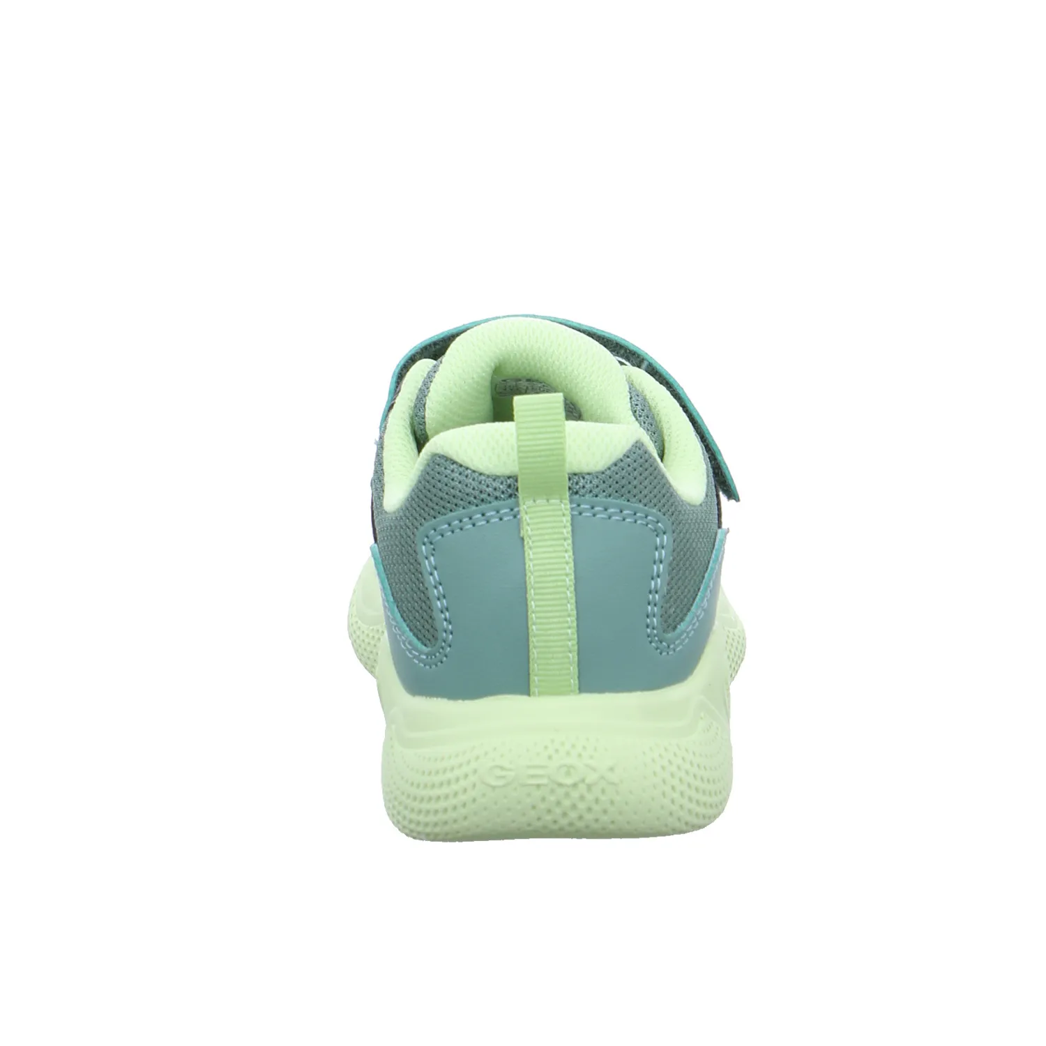 GEOX Kleinkinder-Halbschuh Klett Grün Leder  Sneaker