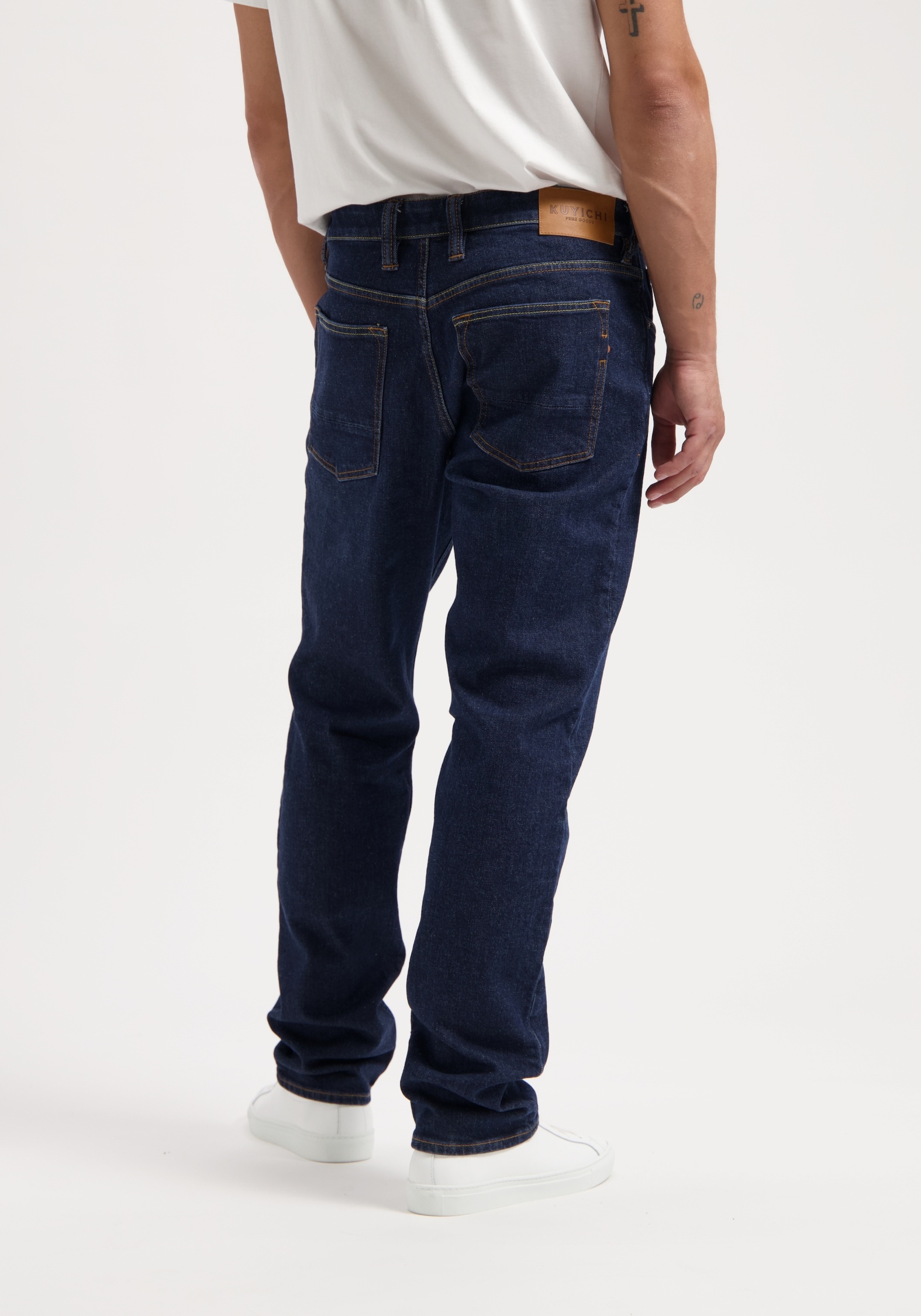 Kuyichi Herren-Jeans Scott Regular Basic Blue